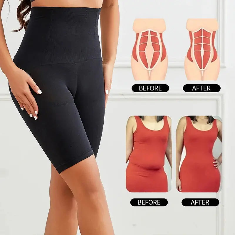 Shapewear for Women High Waist Trainer Panties Tummy Control Hip Butt Lifter Shorts Slimming Sheath Ladies Mid Thigh Body Shaper - Lady T Fashions