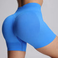 DFY Impact Summer High Waisted Yoga Shorts Sportswear Woman Gym Fashionable Sexy Running Fitness Pants Solid Color Yoga Leggings - Lady T Fashions