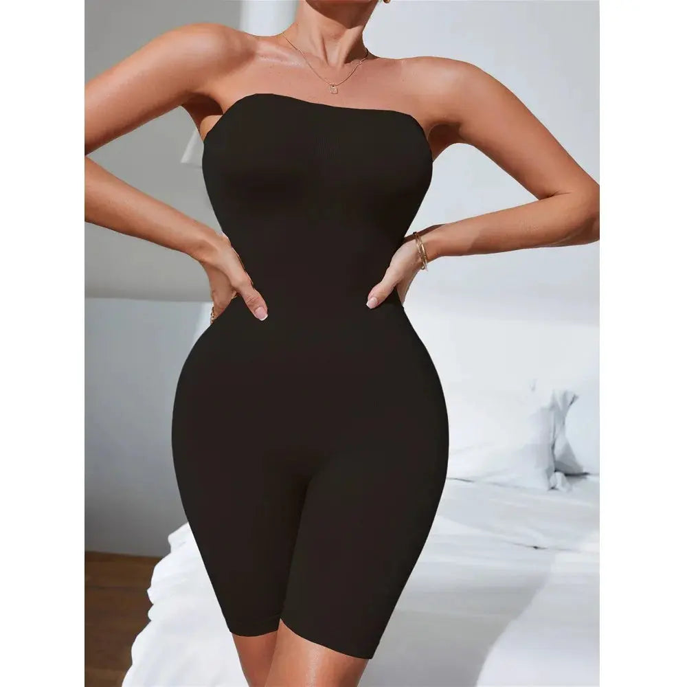 ﻿ Women Full Body Shapewear Butt Lifter Strapless Seamless Slim Leg Underwear Corsets Lady Bodysuits Waist Trainer - Lady T Fashions