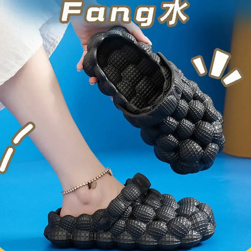 Comwarm Bubble Ball Women Sandals New Summer Women Clogs Garden Shoes House Massage House Slippers Closed Toe Anti-Slip Sandals Lady T Fashions