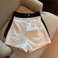 Women Shorts Black pants Women Harajuku Elegance High Waisted A Line Slim Casual Hot Girl Sexy Shorts biker shorts women - Lady T Fashions