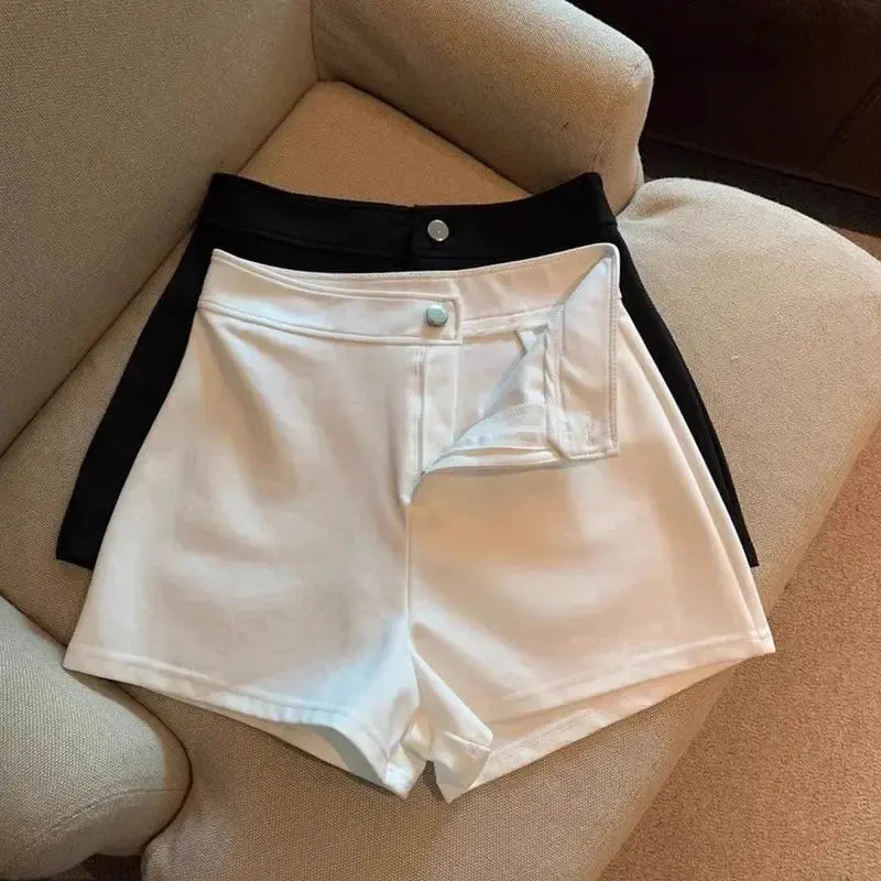 Women Shorts Black pants Women Harajuku Elegance High Waisted A Line Slim Casual Hot Girl Sexy Shorts biker shorts women - Lady T Fashions