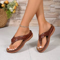 Women Slippers Summer Handmade Leather Slippers Trendy Lightweight Fashion Shoes Outdoor Comfortable Simple Sandals Slides Women Lady T Fashions