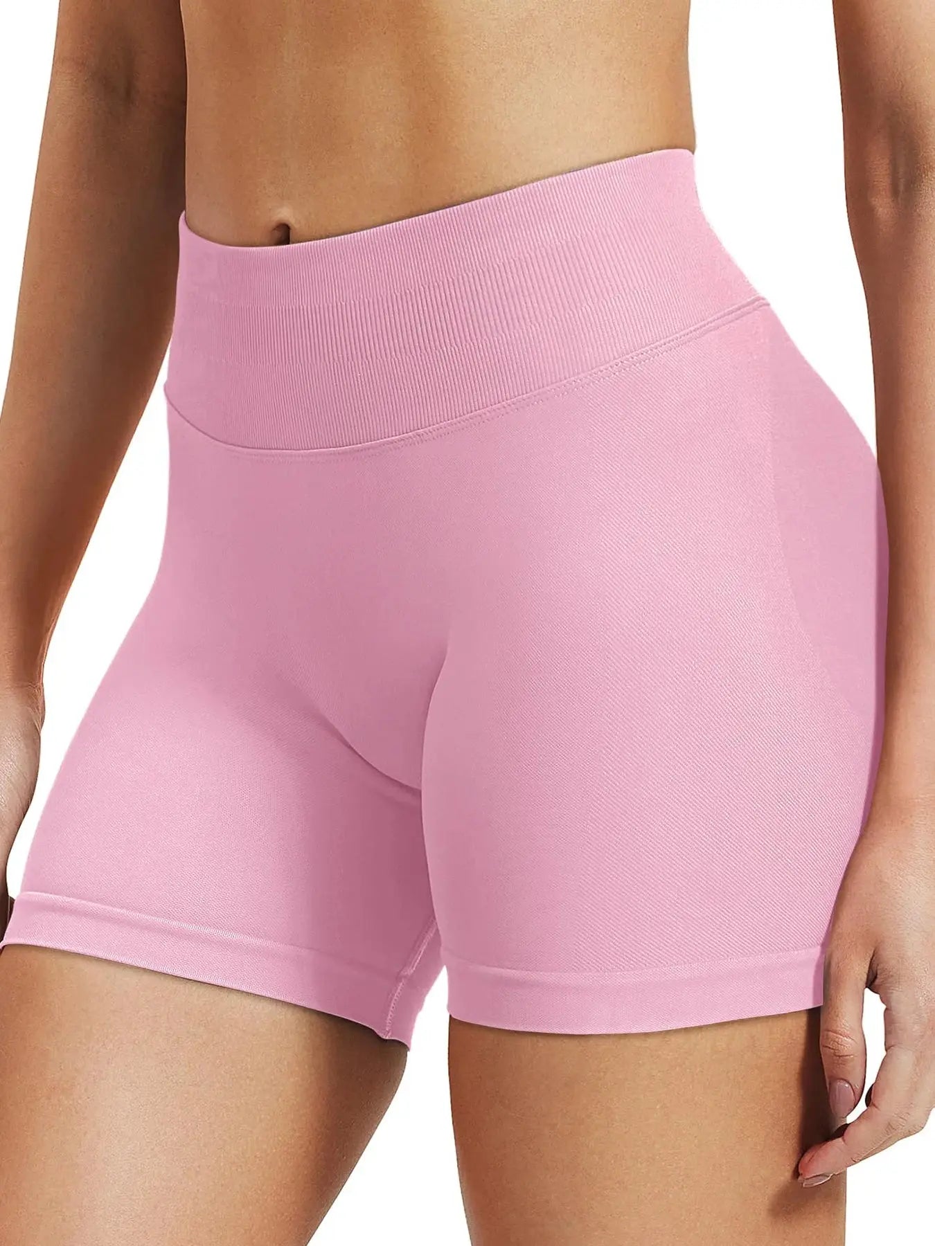 Women Seamless Sports Shorts Leggings Gym Bike Quick Drying Yoga Breathable Stretchy Streetwear Cycling Yoga Shorts - Lady T Fashions