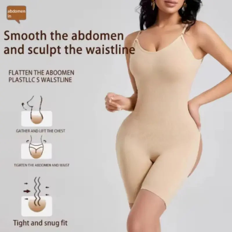 Women Bodysuit Shapewear Sexy Show Buttocks Seamless Shapewear Lady Tummy Control Butt Lifter Thigh Slimmer Full Body Shaper - Lady T Fashions