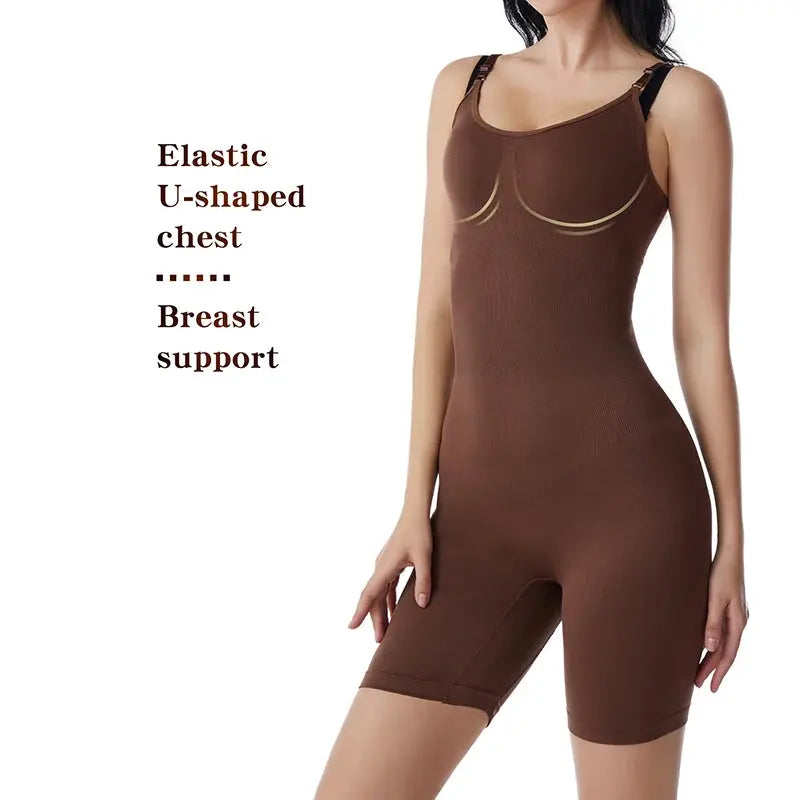 Women Bodysuit Shapewear Tummy Control Full Body Shaper Slimming Sheath Butt Lifter Push Up Thigh Slimmer Abdomen Shapers Corset - Lady T Fashions