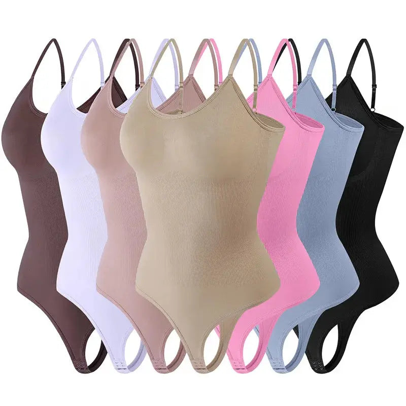 Shapewear Bodysuit Thong Fajas Colombianas Body Shaper Women Seamless Tummy Control Slimming Sheath Flat Belly for Underwear - Lady T Fashions