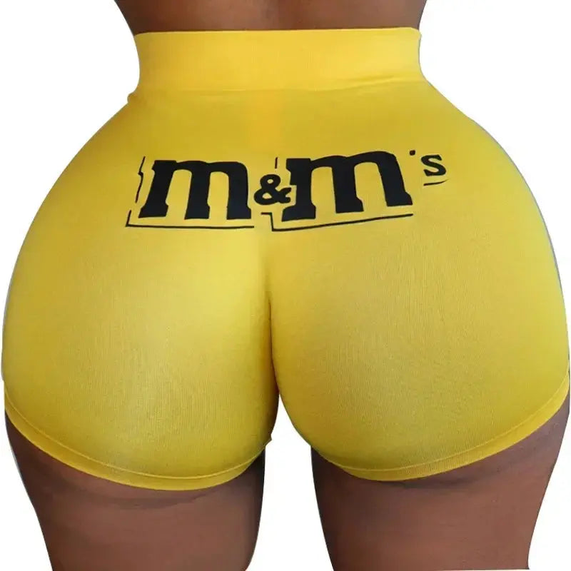 Women Hot Sale Printed Shorts Summer Casual High Waist Motorcycle Shorts Sports Fitness Shorts Dropshipping - Lady T Fashions