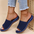 Fashion Women Summer Sandals Shoes Wedge Sandals Ladies Soft Slip On Women's Sandals Elegant Sandalias Mujer Female Footwear - Lady T Fashions