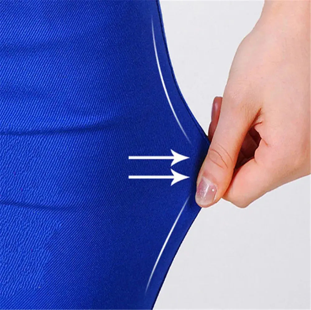 Women Dress Pants Tapered Leg  Colored Stretch Slim Jeans Skinny Trousers  Pockets  for Daily ouc073 - Lady T Fashions