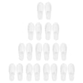 Spa Slippers 10 Pairs of Brushed Plush Closed-toe Disposable Slippers for Men and Women Suitable for Families Guest Hotel Tra Lady T Fashions