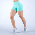 DFY Impact Summer High Waisted Yoga Shorts Sportswear Woman Gym Fashionable Sexy Running Fitness Pants Solid Color Yoga Leggings - Lady T Fashions