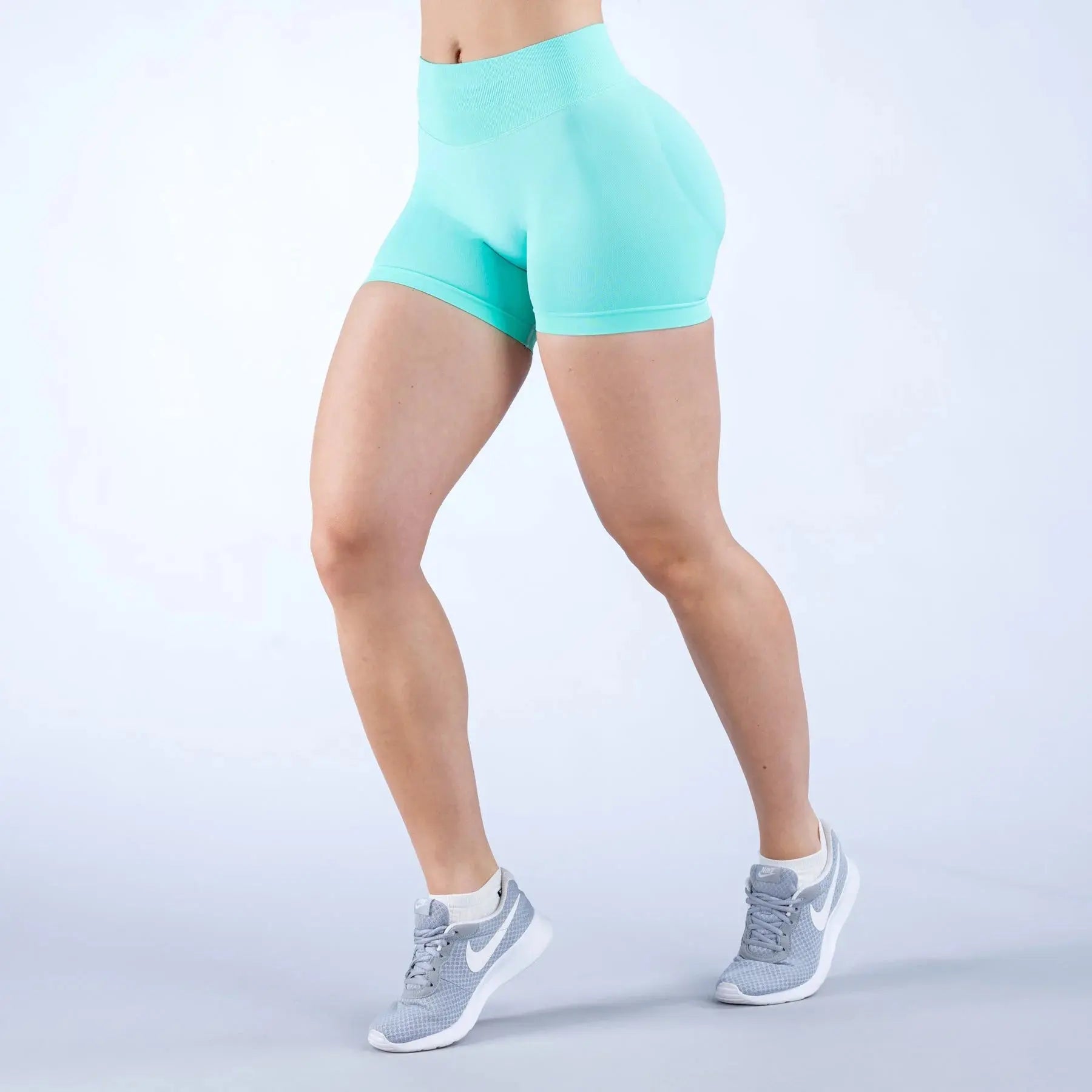 DFY Impact Summer High Waisted Yoga Shorts Sportswear Woman Gym Fashionable Sexy Running Fitness Pants Solid Color Yoga Leggings - Lady T Fashions