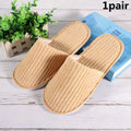 3/1 Pairs/Set Non-slip Travel Hotel Slippers Winter Warm Home Indoor Guest Slippers High Quality Disposable Closed Toe Slippers Lady T Fashions