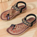 Women's Sandals Bohemia Style Sandals Summer 2025 New Shoes For Woman Flip Flops Beach Summer Shoes Women Low Heels Footwear - Lady T Fashions