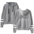 Women's Hooded Sweatshirts New Arrival Brooklyn Printed Long Sleeved Pullover Girls Autumn Winter Daily Casual Sports Hoodies - Lady T Fashions