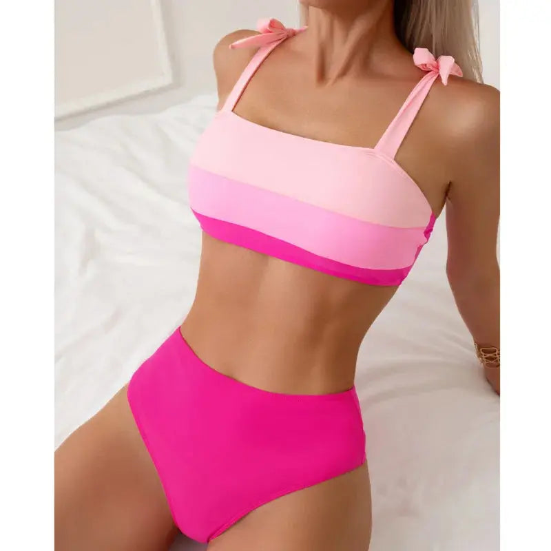 Pink Sexy Bikinis 2025 Swimsuits Women Swimwear Push Up Female Beach Swim Wear Bathing Suits Brazilian Bikini Set Pool Bather - Lady T Fashions