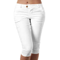 Women Pants Summer Women Pants Mid Waist Trendy Pants Slim fitting Calf Length Leggings Pencil Pants Women Trousers - Lady T Fashions