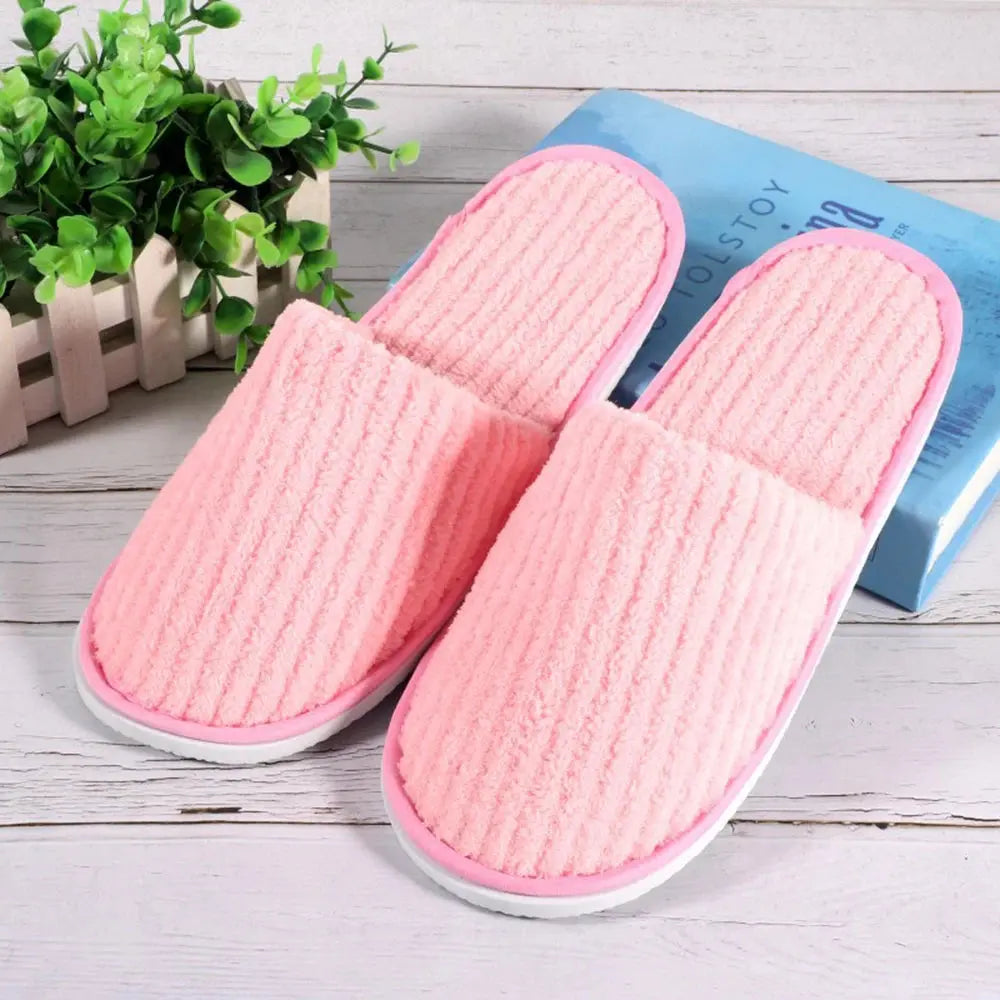 1Pair Winter Warm plush Slippers for Women Men Home shoes Nonslip Slides Fluffy Slippers Couple Indoor Bedroom House Slippers Lady T Fashions