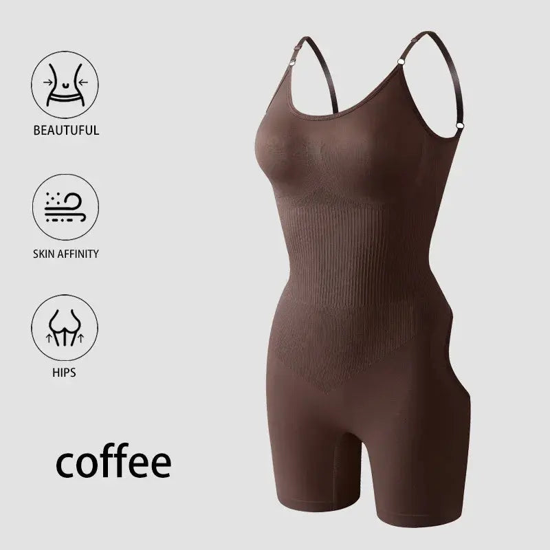 Women Bodysuit Shapewear Sexy Show Buttocks Seamless Shapewear Lady Tummy Control Butt Lifter Thigh Slimmer Full Body Shaper - Lady T Fashions