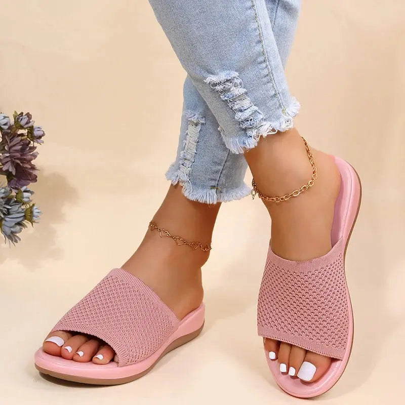 Fashion Women Summer Sandals Shoes Wedge Sandals Ladies Soft Slip On Women's Sandals Elegant Sandalias Mujer Female Footwear - Lady T Fashions