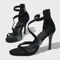 Eilyken Street Style Summer Gladiator Open Toe Hollow Out Women Sandals Zippers Banquet Thin Heels Party Shoes Lady T Fashions