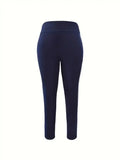 Plus Size  1XL-5XL Women Fashion Striped Leggings Pants Ladies Casual Slim Sports Pants Running Pants - Lady T Fashions
