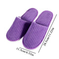3/1 Pairs/Set Non-slip Travel Hotel Slippers Winter Warm Home Indoor Guest Slippers High Quality Disposable Closed Toe Slippers Lady T Fashions