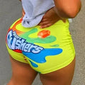 Women Hot Sale Printed Shorts Summer Casual High Waist Motorcycle Shorts Sports Fitness Shorts Dropshipping - Lady T Fashions