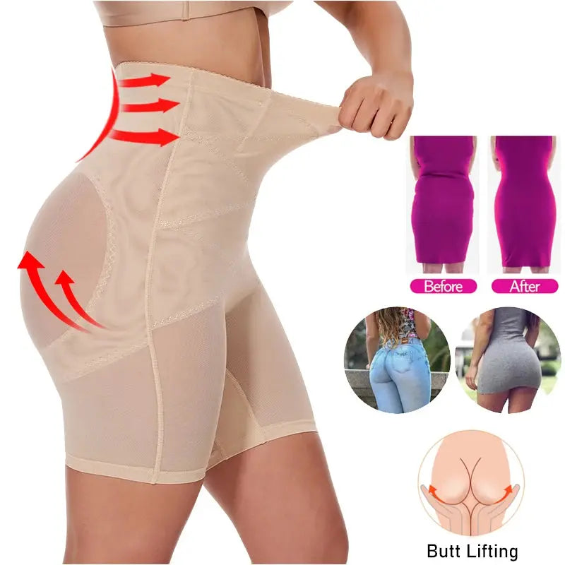 Shapewear for Women Tummy Control High Waisted Body Shaper Shorts Shapewear Girdles Thigh Slimmer Underwear Shaping Panties - Lady T Fashions