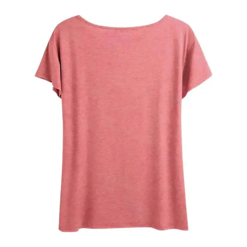 Women's Minimalist Slogan Print Tee - Summer Casual Short Sleeve Round Neck Top Lady T Fashions