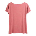 Women's Minimalist Slogan Print Tee - Summer Casual Short Sleeve Round Neck Top Lady T Fashions