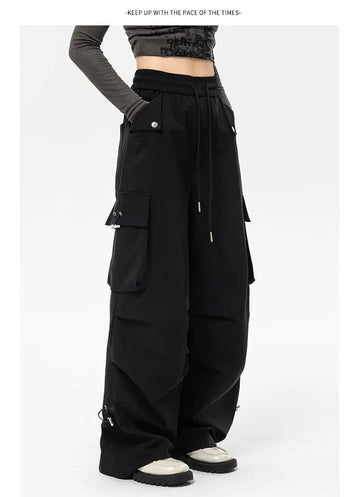 Fashion Brand High Street Hip Hop Jazz Dance Pants Sports Casual Pants Overalls Women's Lady T Fashions
