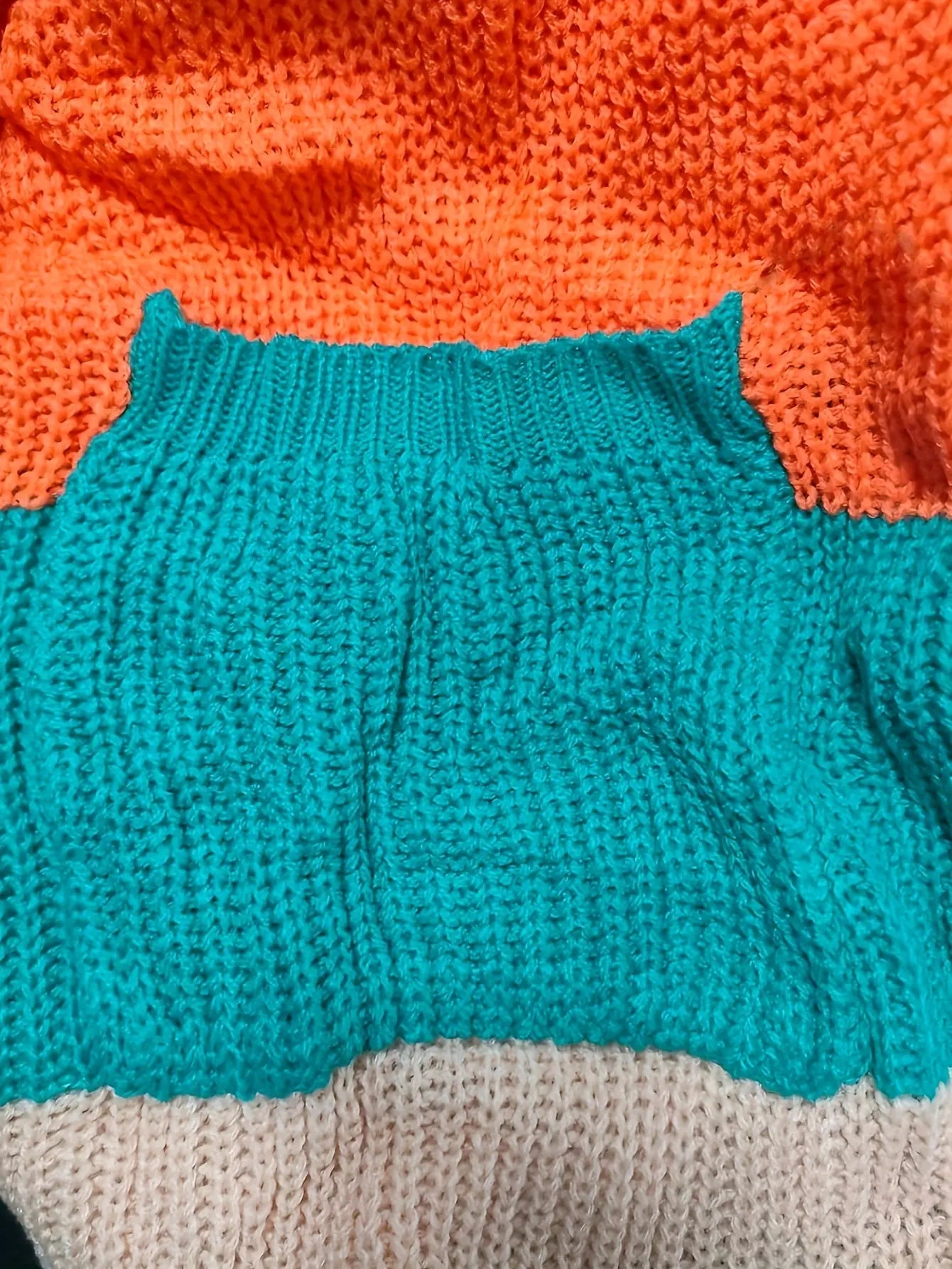 Plus Size Cozy Colorblock Striped Cardigan - Soft Knitted Fabric, Long Sleeves, Open Front Design, Perfect for Casual Daily Wear - Designed for Plus Size Women, Womens Fashion Clothing Lady T Fashions