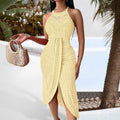 Hip Hop Style Street Hipster Skirt Halter Sleeveless Asymmetric Skirt Lady T Fashions