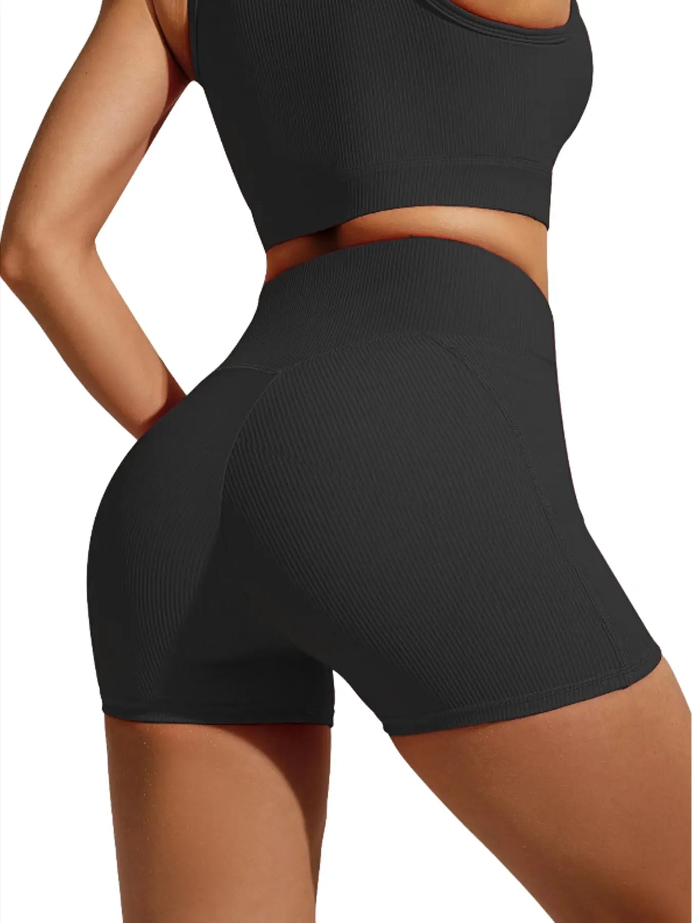 Women's High-Waisted Yoga Shorts - Breathable Workout Shorts For Running & Gym Lady T Fashions