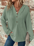 V-neck Long Sleeve Pullover Leisure Sports Sweater Lady T Fashions