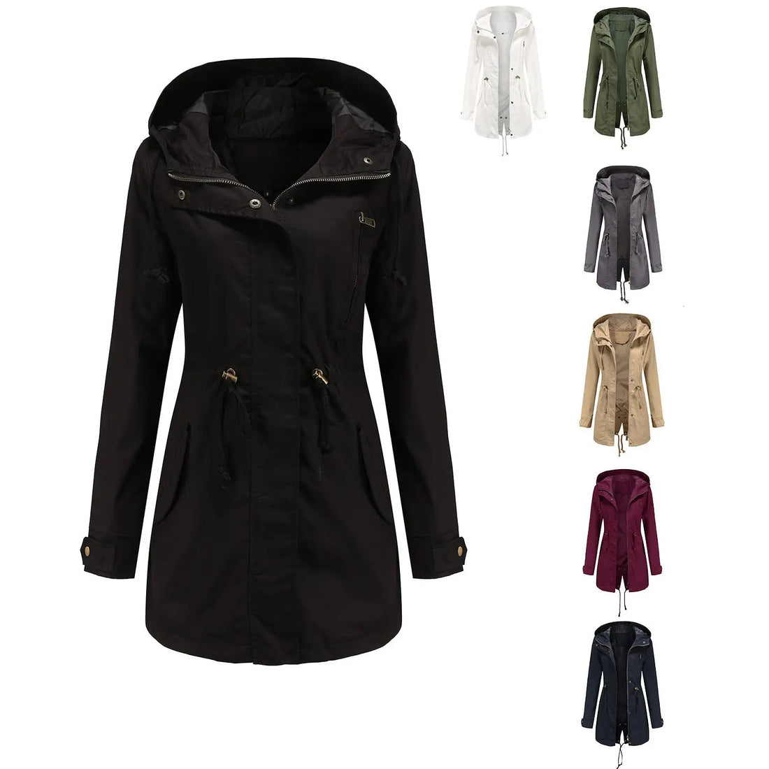 New Cotton Anorak Women's Spring And Autumn Coat Lady T Fashions