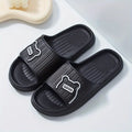Stylish Striped Women’s Slippers - Open Toe, Comfortable & Non-Slip Indoor Shoes for All Seasons Lady T Fashions