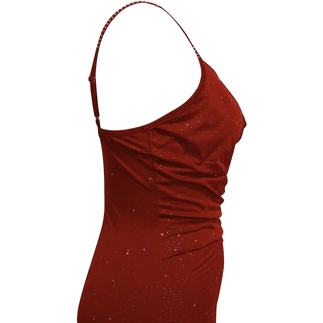 Ladies' Rhinestone Embellished Lace Up New Shoulder Strap Sequin Fashion Sexy Camisole Vest Lady T Fashions