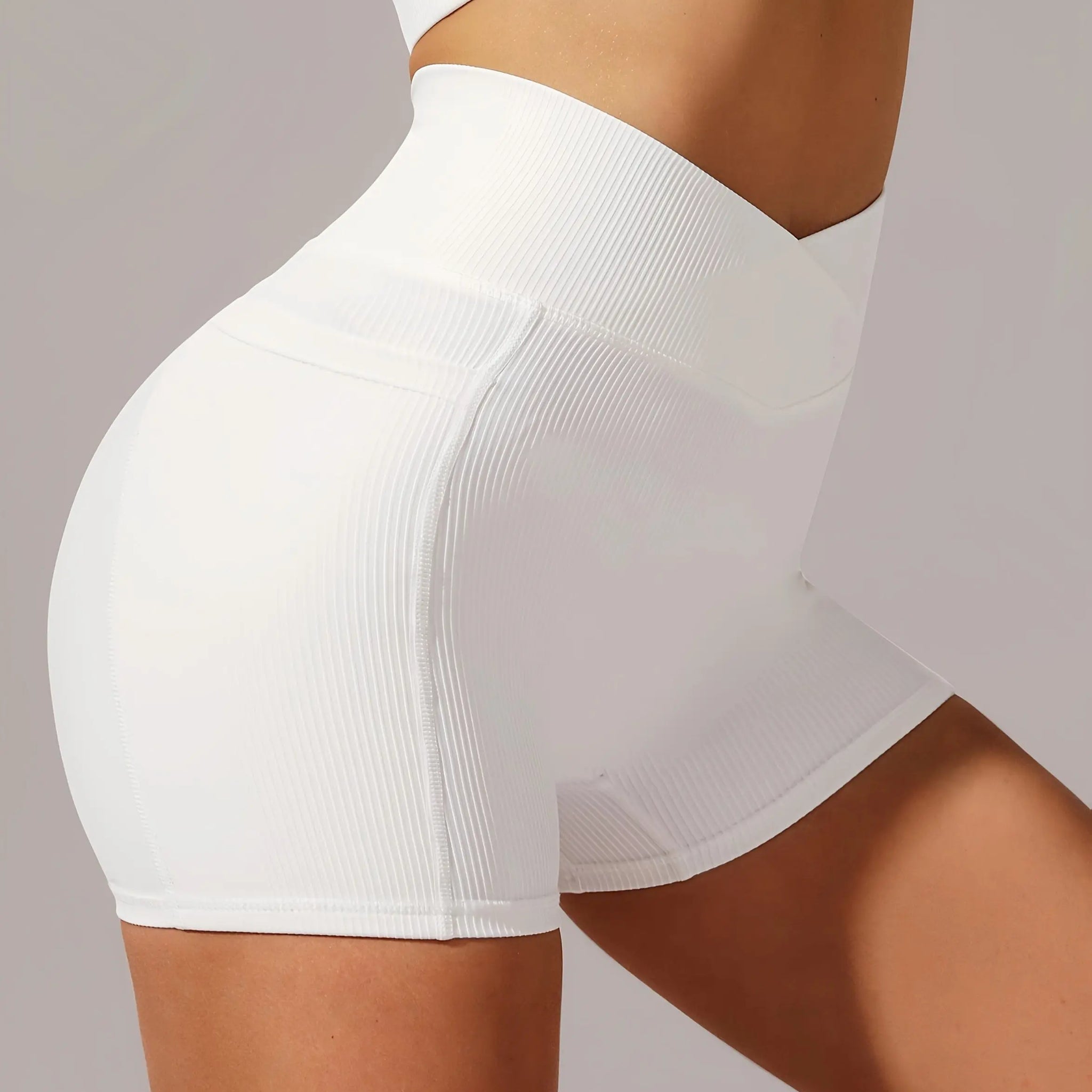 Women's High-Waisted Yoga Shorts - Breathable Workout Shorts For Running & Gym Lady T Fashions