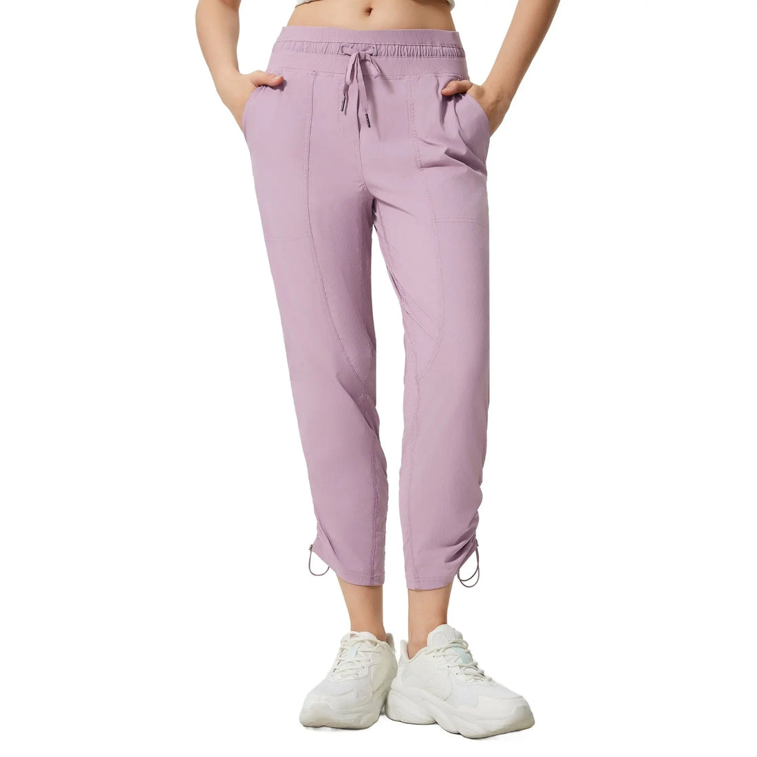 Quick-drying Breathable Running Fitness Straight Cropped Pants Ice Casual All-matching Lady T Fashions
