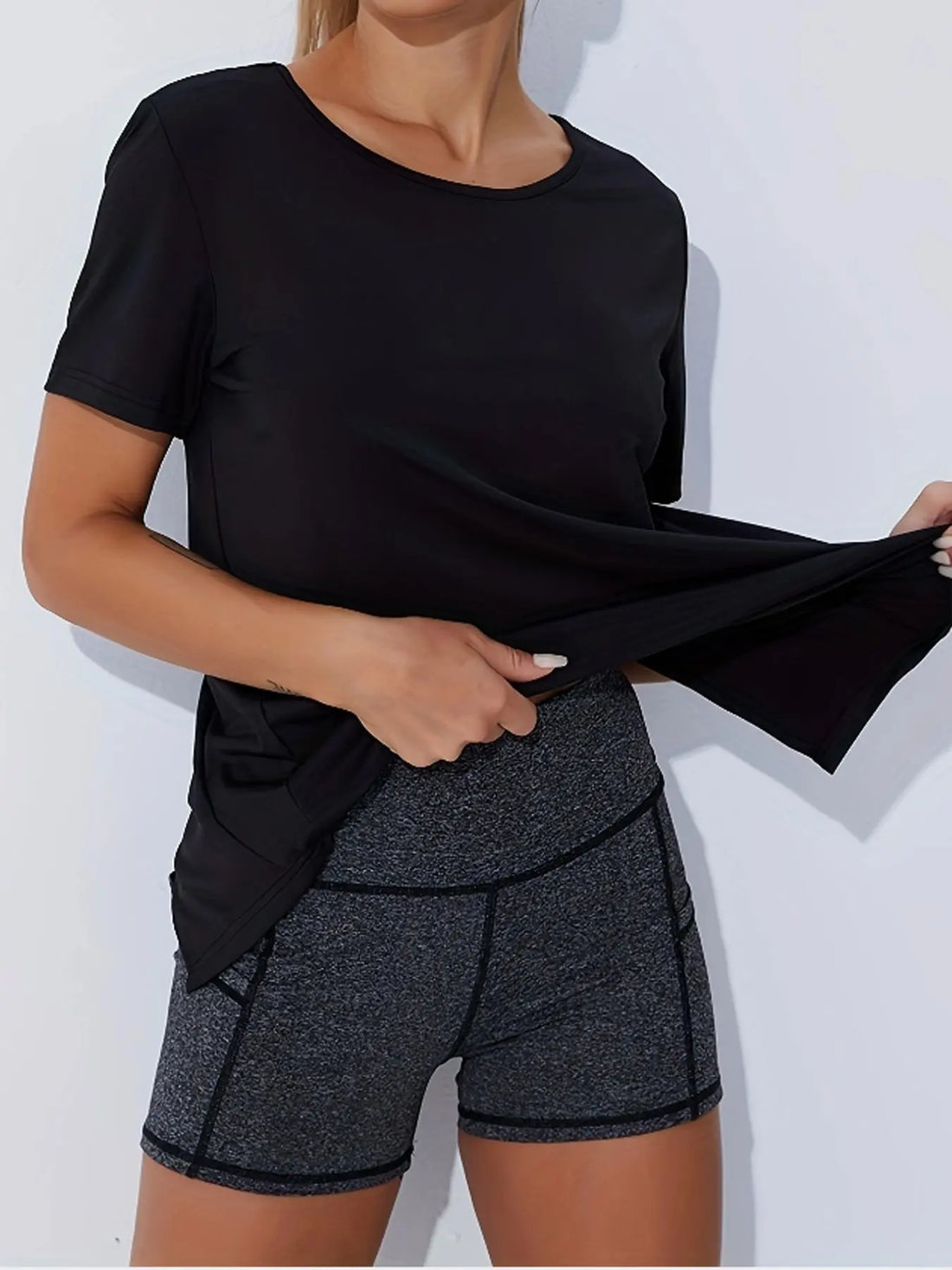 Women's Workout T-Shirt - Breathable Quick-Dry For Gym & Running Lady T Fashions