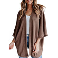Bat Sleeve Waffle Gerson Women's Cardigan Lady T Fashions