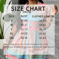 Women's Printed Collar Button Down Dress - Puff Short Sleeve Mini Shirt Dress Lady T Fashions