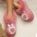 Cute Rabbit Plush Slippers - Soft, Warm, and Cozy Ladies Indoor Shoes for Home, Perfect for Relaxation and Lounging - Comfortable, Breathable, and Anti-Slip Sole Design Lady T Fashions