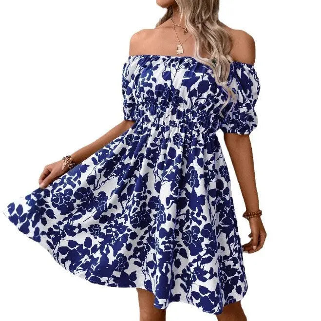 Comfort And Casual Commute Style Women's Printed Dress Lady T Fashions