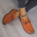 Women's Flat Loafers, Comfy Lace Up Soft Sole Flat Shoes, Casual Non Slip Walking Shoes Lady T Fashions
