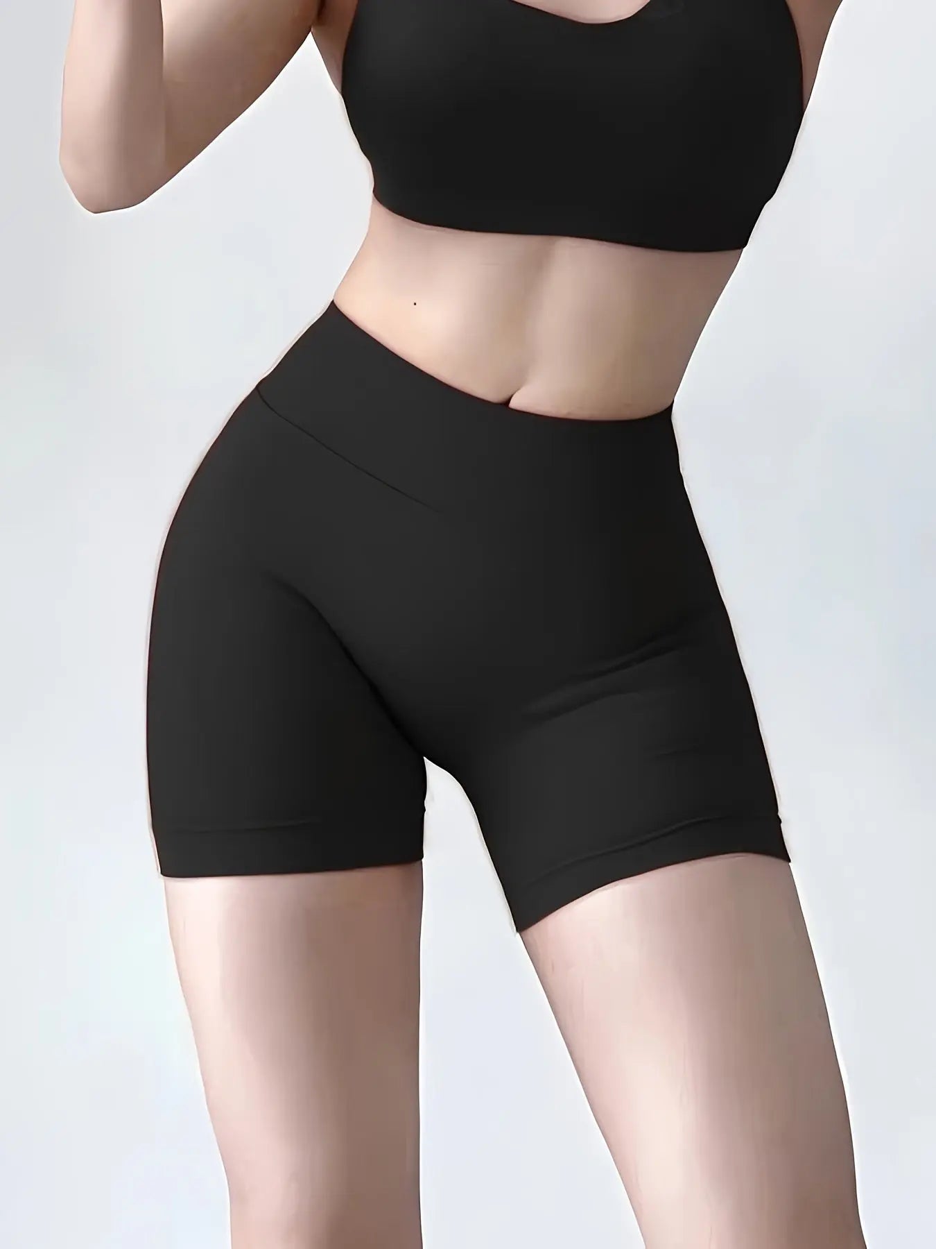 High-Waisted Yoga Shorts - Quick-Dry & Squat-Proof Lady T Fashions