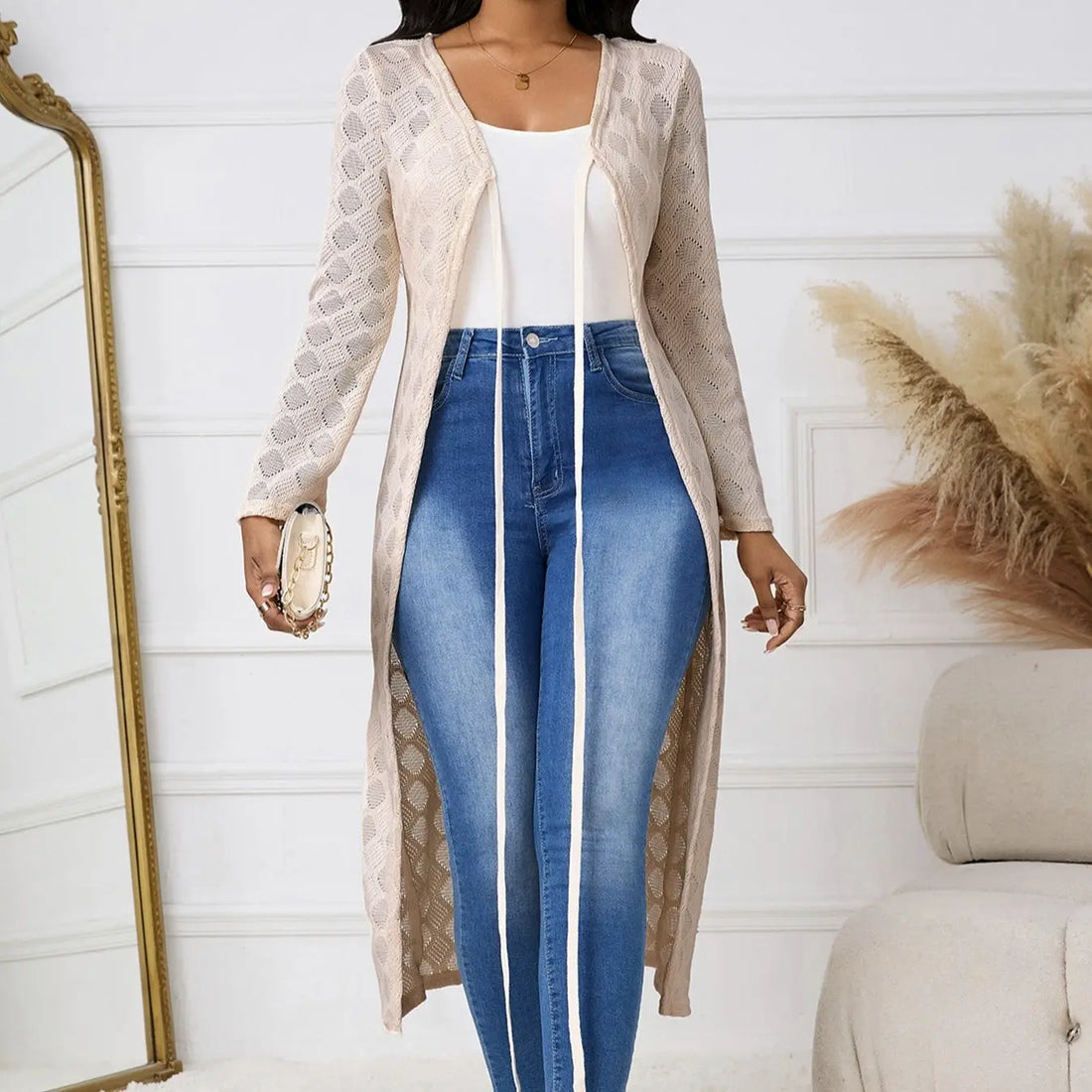 Women's Solid Color Lace Up Long Sleeved Shirt Lady T Fashions